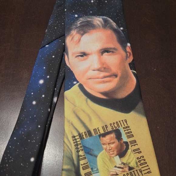 Ralph Marlin Starry Black and Gold Tie - Picture 3 of 4